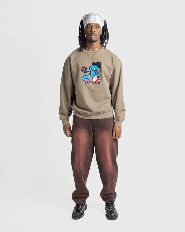 f*r様 25ss STILL BY HAND VE01252 crewneck by-parra-future-visions-crew-